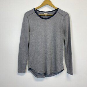 J. Crew Gray Long Sleeve Top